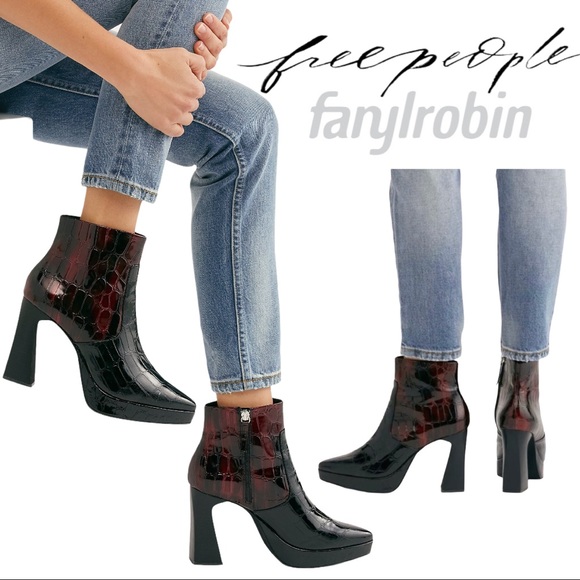 NEW FP x Farylrobin Vegan Take Two Platform Boots - Picture 1 of 9